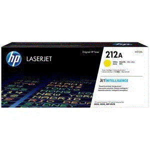 Genuine HP W2122A (212A) Yellow Toner Cartridge