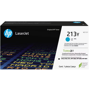 Genuine HP 213Y Cyan Toner Cartridge W2131Y