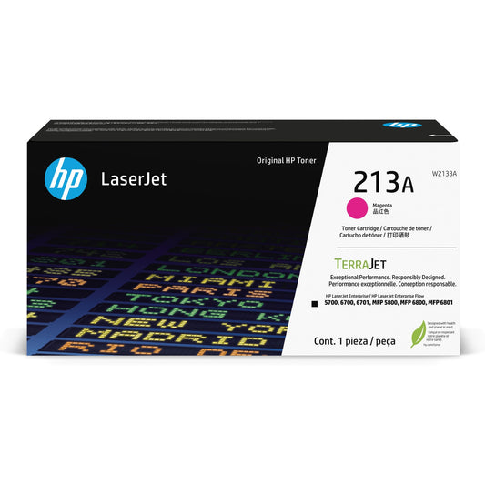 Genuine HP 213A Magenta Toner Cartridge W2133A