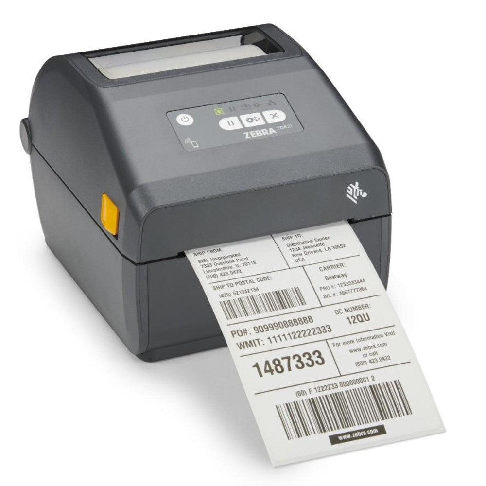 Zebra ZD421D Direct Thermal Printer 203dpi USB USB Host Ethernet BTLE5 [ZD4A042-D0PE00EZ]