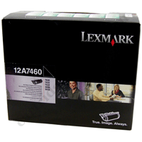 Genuine Lexmark 12A7460 Black Toner Cartridge