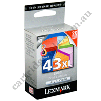 Genuine Lexmark 43XL (18Y0143A) Colour Ink Cartridge