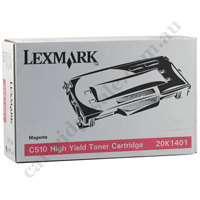 Genuine Lexmark 20K1401 Magenta Toner Cartridge High Capacity