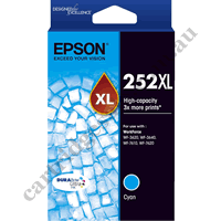 Genuine Epson T2532/252XL High Yield Cyan Ink Cartridge