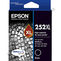 Genuine Epson T2531/252XL High Yield Black Ink Cartridge