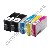 2 Compatible T2531/252XL Black+T2532-4/252XLCMY HY Ink Cartridge