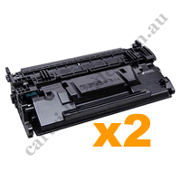 2 x Compatible HP CF287A 87A Black Toner Cartridge