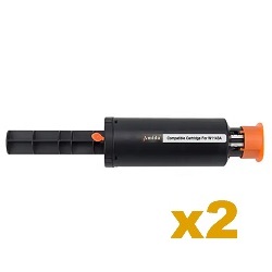 2 x Compatible HP W1143A (143A) Black Toner Cartridge
