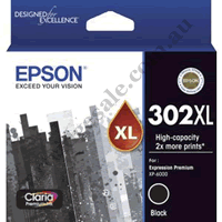 Genuine Epson T01X1/302XL High Yield Black Ink Cartridge