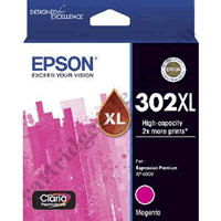 Genuine Epson T01Y3/302XL High Yield Magenta Ink Cartridge