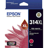 Genuine Epson T01M5/314XL Red High Yield Ink Cartridge