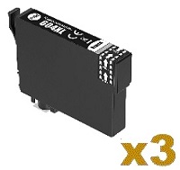 3 x Compatible Epson T10H1/604XL High Yield Black Ink Cartridge