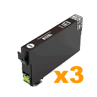 3 x Compatible Epson T05E1/812XL High Yield Black Ink Cartridge