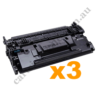 3 x Compatible HP CF287A 87A Black Toner Cartridge