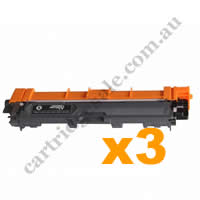 3 x Compatible Brother TN253BK Black Toner Cartridge