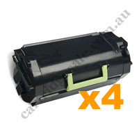 4 x Compatible Lexmark 50F3H00 HY Black Toner Cartridge