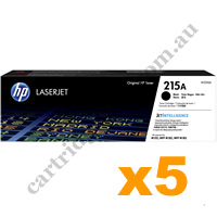 5 x Genuine HP W2310A (215A) Black Toner Cartridge