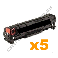 5 x Compatible HP CF510A (204A) Black Toner Cartridge