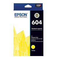 Genuine Epson T10G4/604 Yellow Ink Cartridge