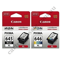 Genuine Canon PG645XL CL646XL High Yield Ink Combo Pack