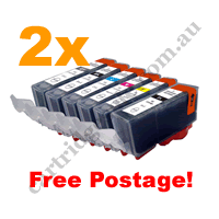 Any 12 Compatible Canon PGI650XLBK CLI651XLBK/C/M/Y/GY Ink Cartr