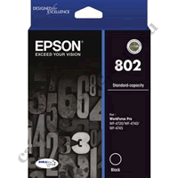 Genuine Epson T3551/802 Black Ink Cartridge