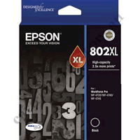 Genuine Epson T3561/802XL High Yield Black Ink Cartridge