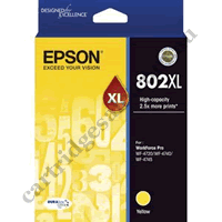 Genuine Epson T3564/802XL High Yield Yellow Ink Cartridge