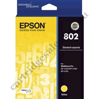 Genuine Epson T3554/802 Yellow Ink Cartridge