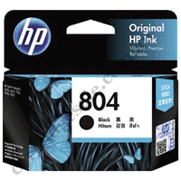 Genuine HP 804 Black Ink Cartridge T6N10AA