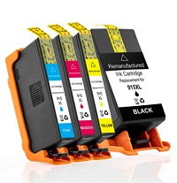 A Set Compatible HP 915XL B/C/M/Y Ink Cartridges