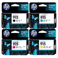 A Set Genuine HP 915 B/C/M/Y Ink Cartridges