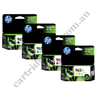 A Set Genuine HP 965XL B/C/M/Y Ink Cartridges