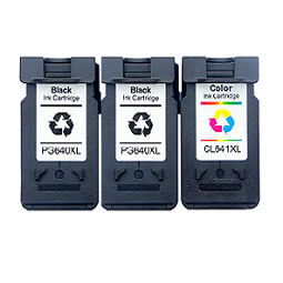 2 x Compatible Canon PG640XL Black + 1 x Canon CL641XL Colour Co