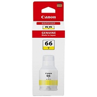 Genuine Canon GI66Y Yellow Ink Bottle