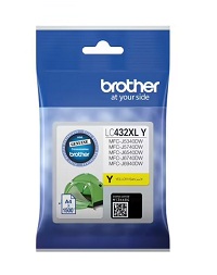 Genuine Brother LC432XL Yellow Ink Cartridge