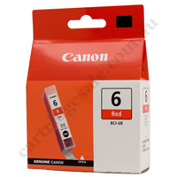 Genuine Canon BCI6R Red Ink Cartridge