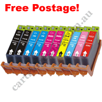 Any 10 Compatible Canon BCI6BK/C/M/Y/PC/PM/R Ink Cartridges