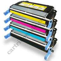 A Set Compatible HP CB400A - 03A Toner Cartridges B/C/M/Y