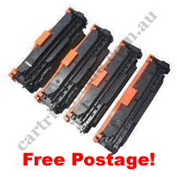 A Full Set Compatible HP 305X HY Black 305A Colour Toner Cartrid