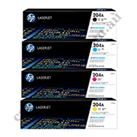 A Set Genuine HP CF510A-CF513A Toner Cartridges B/C/M/Y