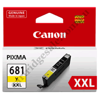 Genuine Canon CLI681XXLY Extra High Yield Yellow Ink Cartridge