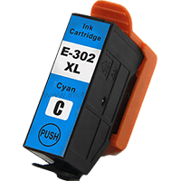 Compatible Epson 302XLC Cyan Ink Cartridge