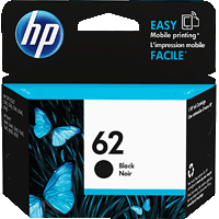 Genuine HP 62 Black Ink Cartridge C2P04AA