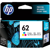 Genuine HP 62 Colour Ink Cartridge C2P06AA