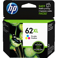 Genuine HP 62XL High Yield Colour Ink Cartridge C2P07AA