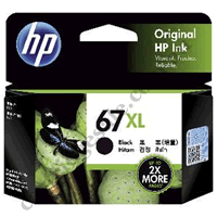 Genuine HP 67XL High Yield Black Ink Cartridge 3YM57AA