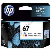 Genuine HP 67 Colour Ink Cartridge 3YM55AA