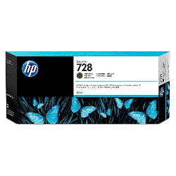 Genuine HP 728B Matte Black Ink Cartridge 300ml 3WX30A