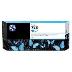 Genuine HP 728 Cyan Ink Cartridge 300ml F9K17A